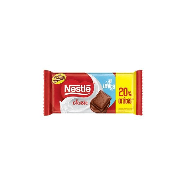 TABLETE CHOC. CLASSIC LEITE 80G 20 GTS TABLETE CHOC. CLASSIC LEITE 80G 20 GTS